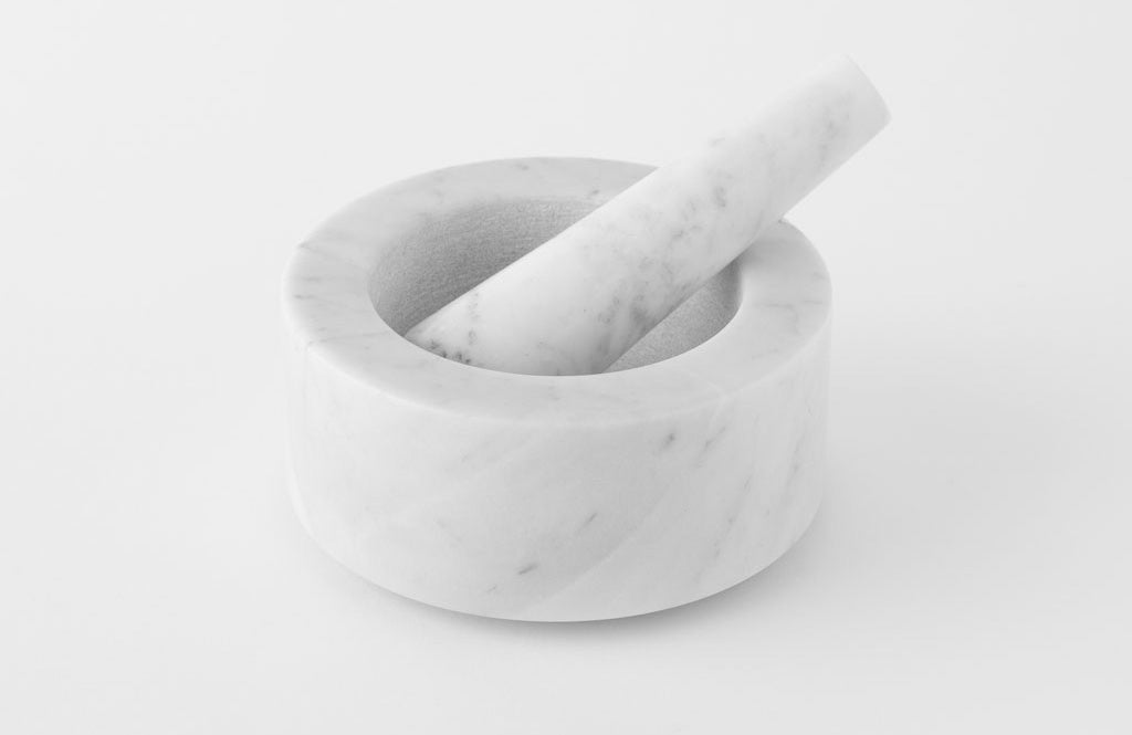 MARBLE mortar & pestle