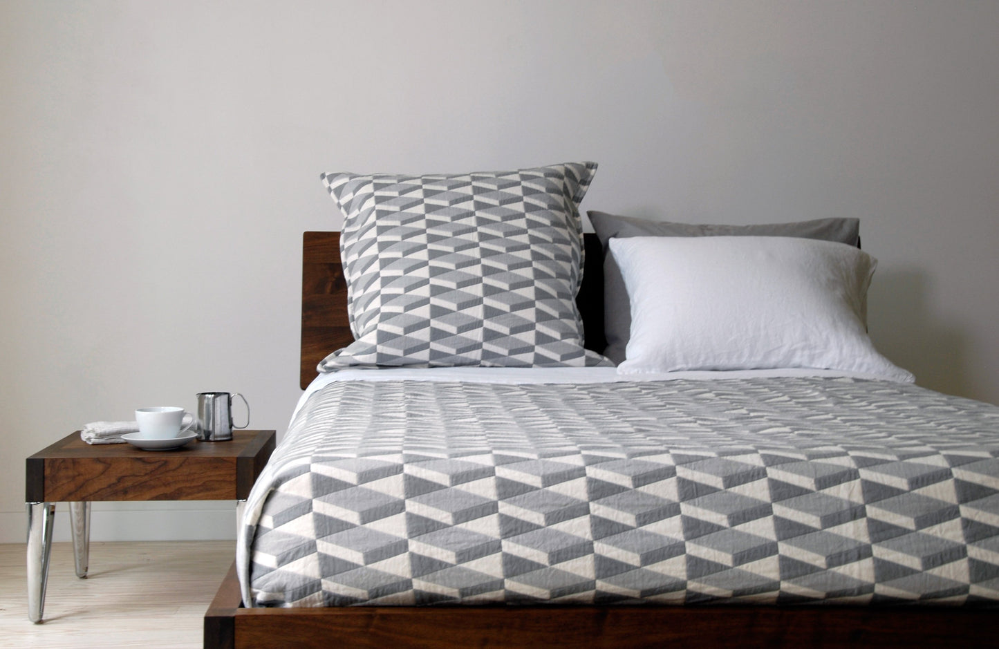 KLINE 100% cotton quilted coverlet | AREA home bedding
