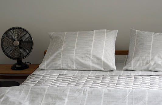 PINS 100% cotton percale pillow cases | AREA home bedding