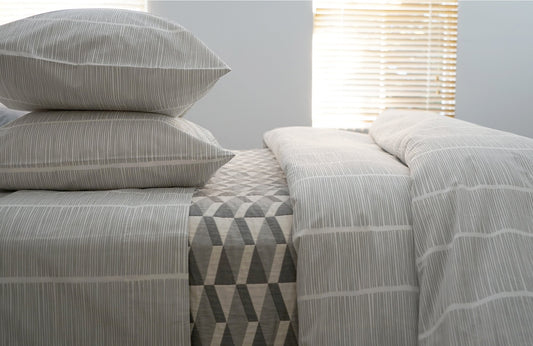 PINS 100% cotton percale flat sheet | AREA home bedding