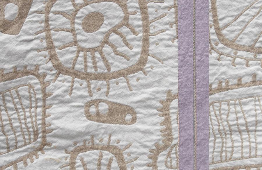 CELLMA 100% cotton euro pillow case grey sand | AREA home bedding
