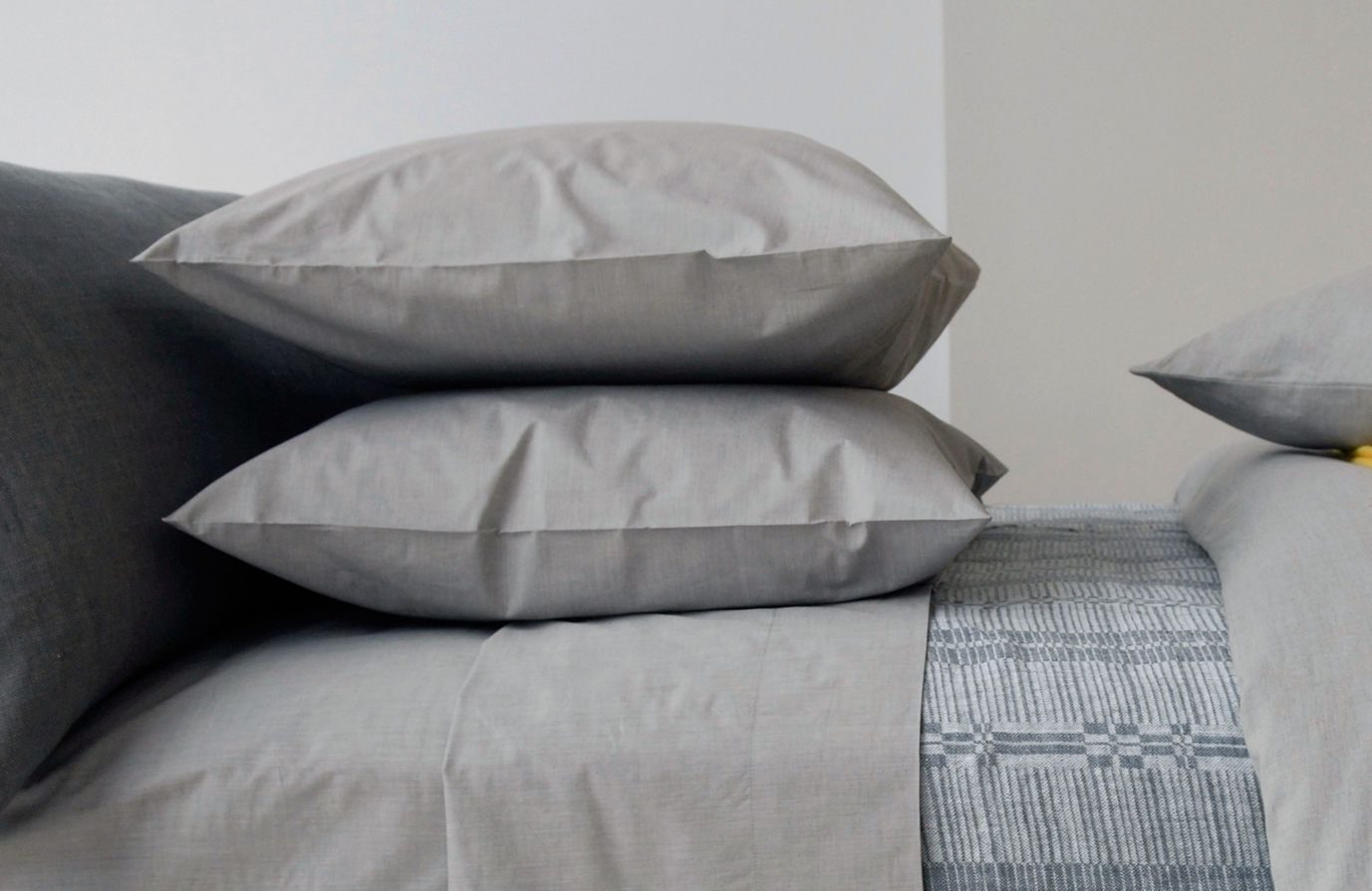 PARALLEL grey duvet cover (EU)