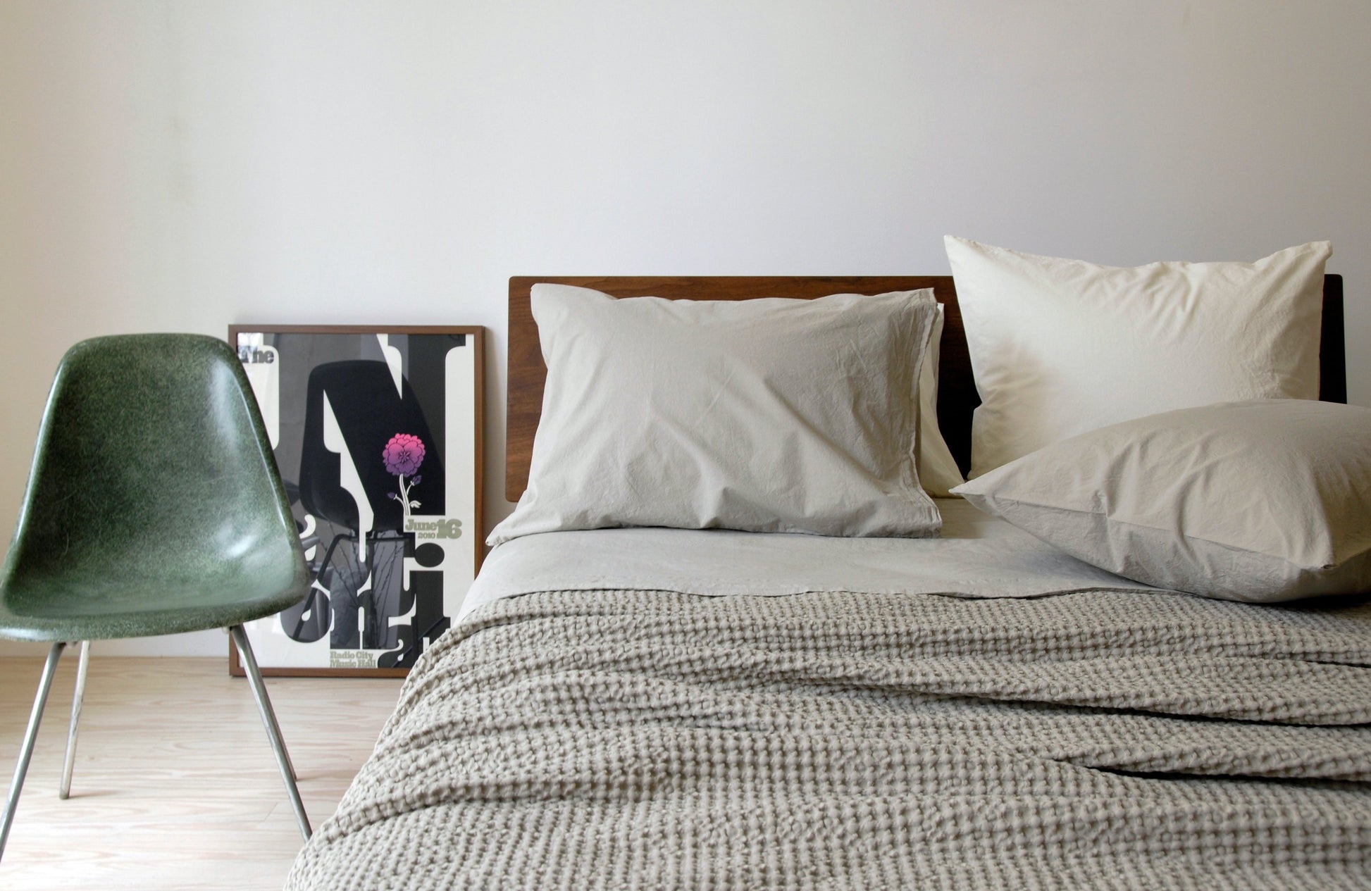 ANTON 100% organic cotton ginger ivory khaki mineral steel white | AREA home bedding