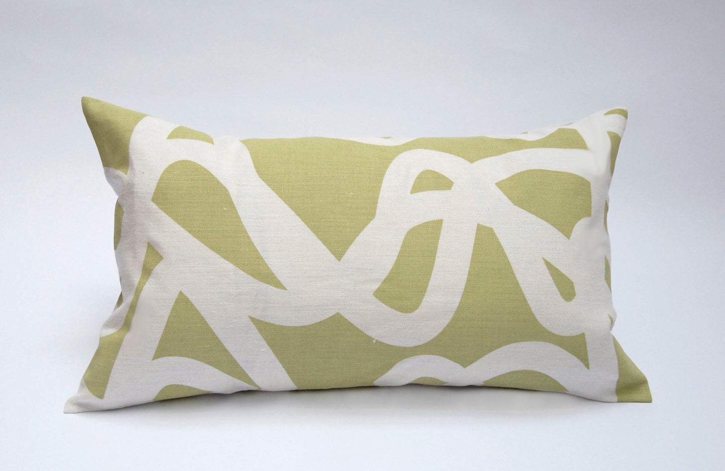 CURRENT 100% graphic printed linen decorative pillow | AREA home bedding