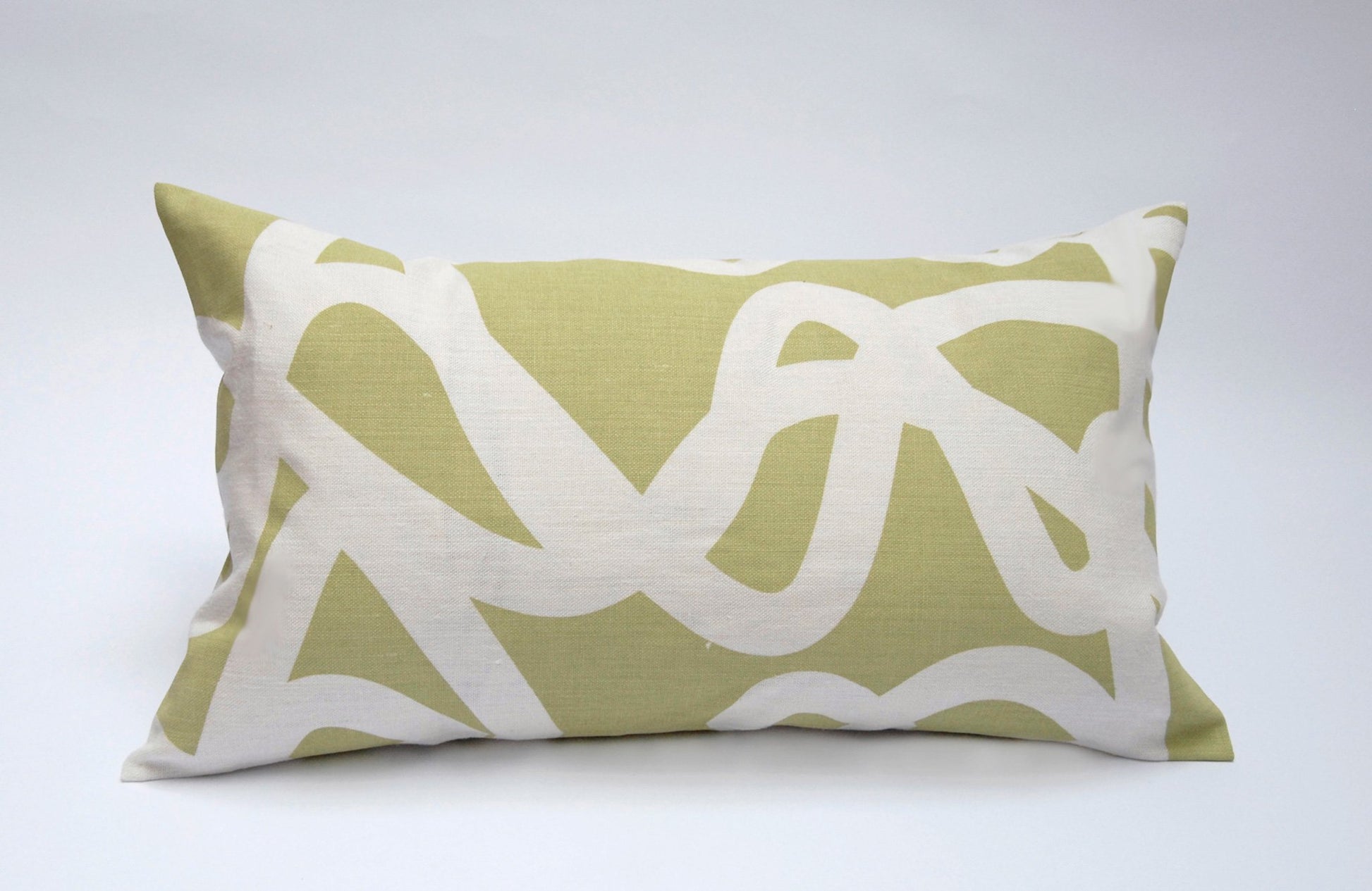 CURRENT 100% graphic printed linen decorative pillow | AREA home bedding
