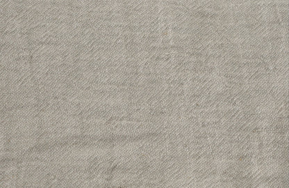 ELIAS heavy 100% linen blanket natural - swatch - AREA home bedding