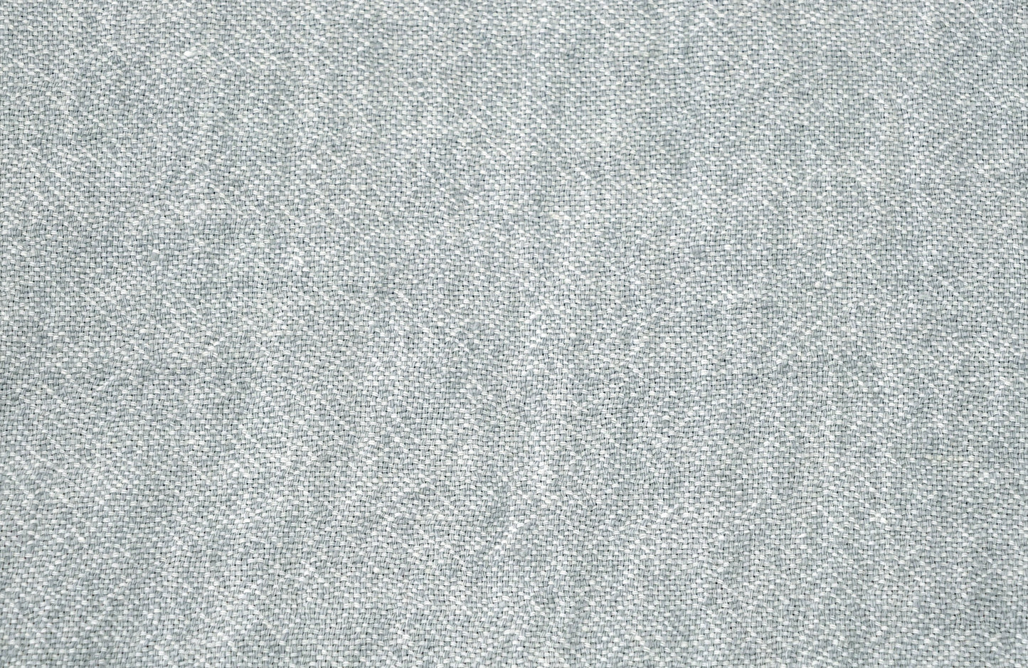 ELIAS heavy 100% linen blanket silver - swatch - AREA home bedding