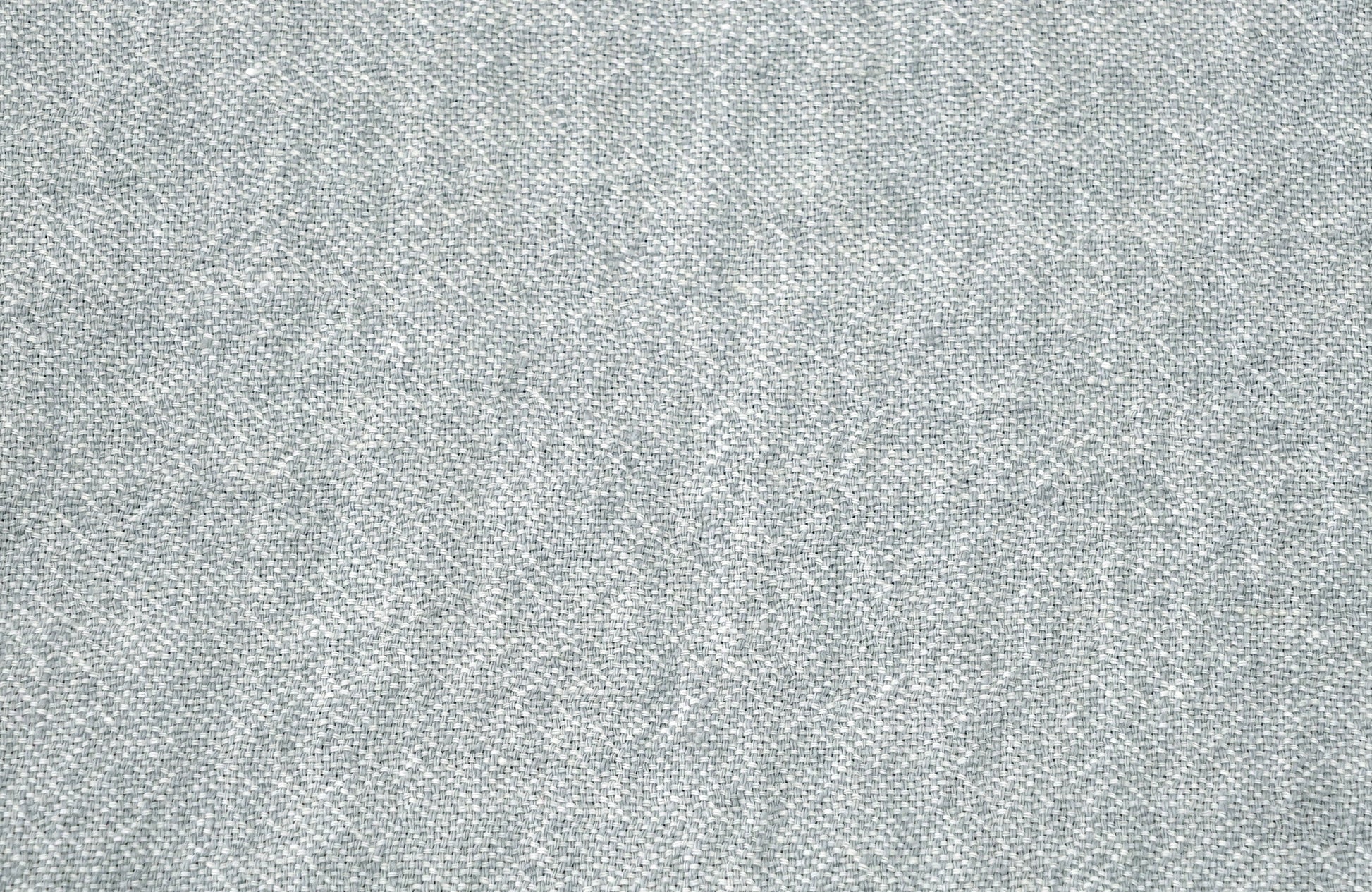 ELIAS heavy 100% linen blanket silver - swatch - AREA home bedding