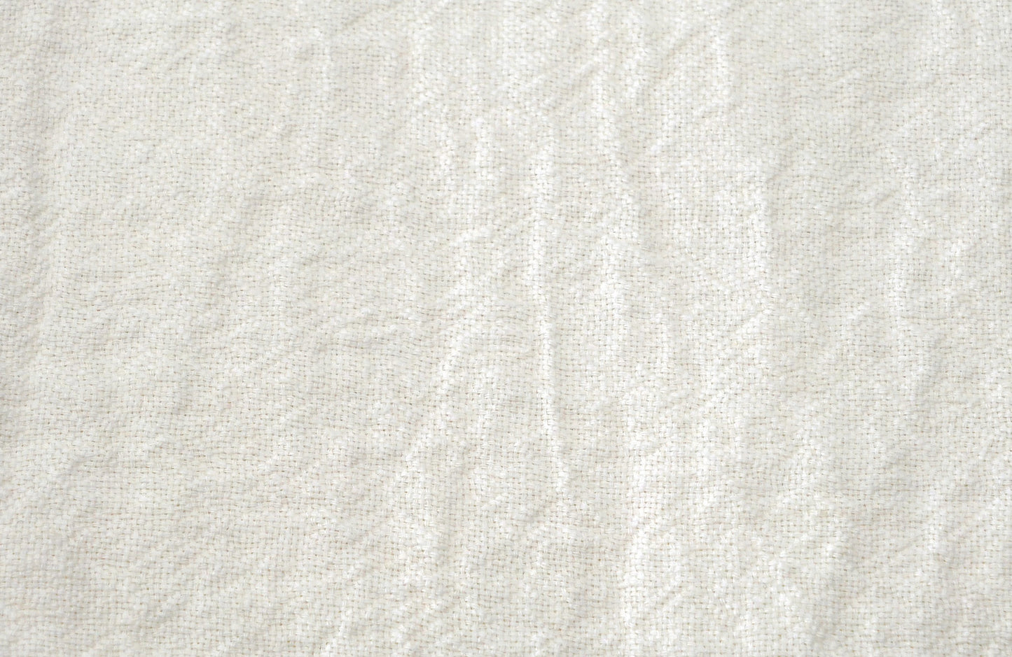 ELIAS heavy 100% linen blanket white - swatch - AREA home bedding