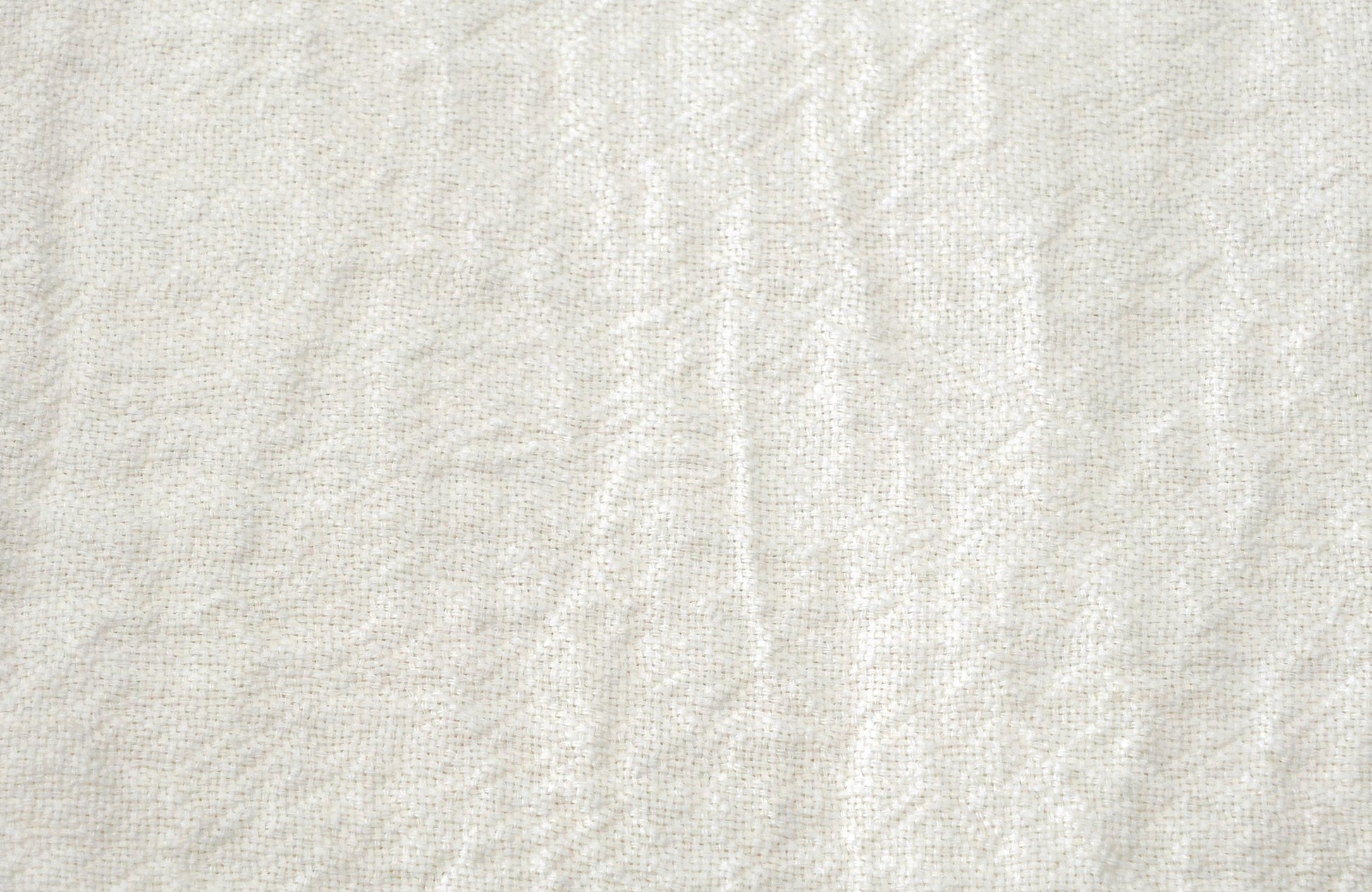 ELIAS heavy 100% linen blanket white - swatch - AREA home bedding