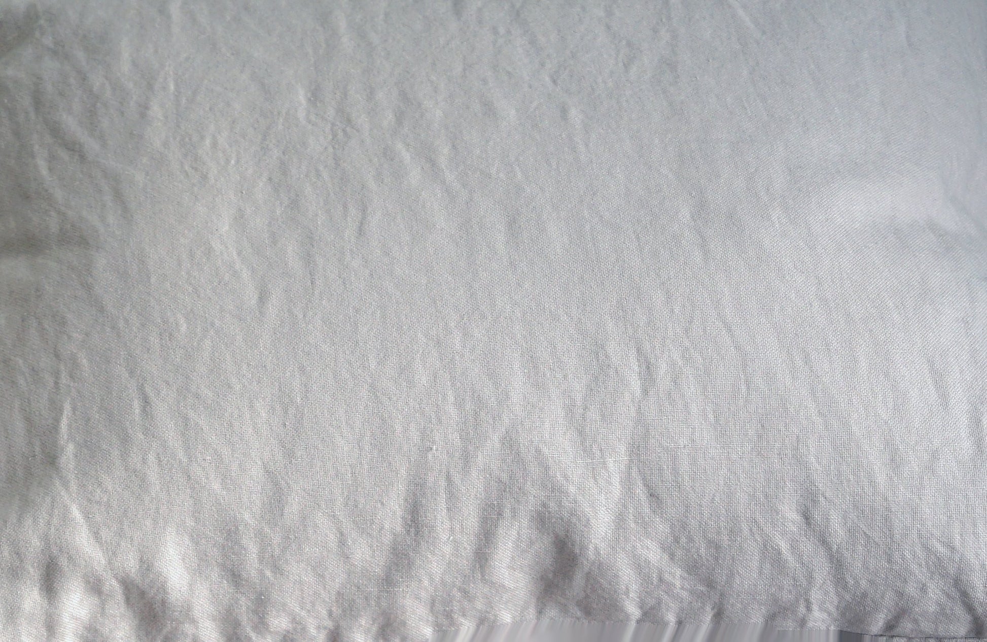 ELI - basketweave linen cotton blend - swatch - cloud | AREA home bedding