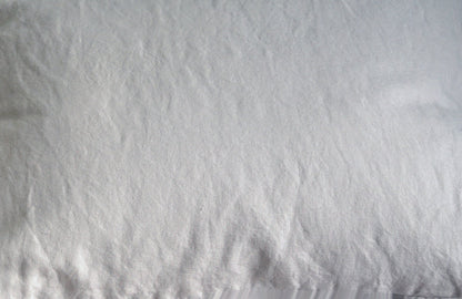 ELI - basketweave linen cotton blend - swatch - cloud | AREA home bedding