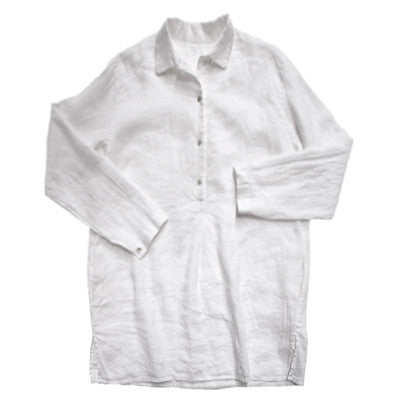 LEE Night Shirt Clothing Small / White - AREA home bedding