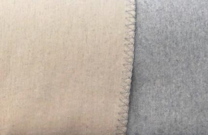 OLIVER 100% cotton blanket charcoal creme ash | AREA home bedding