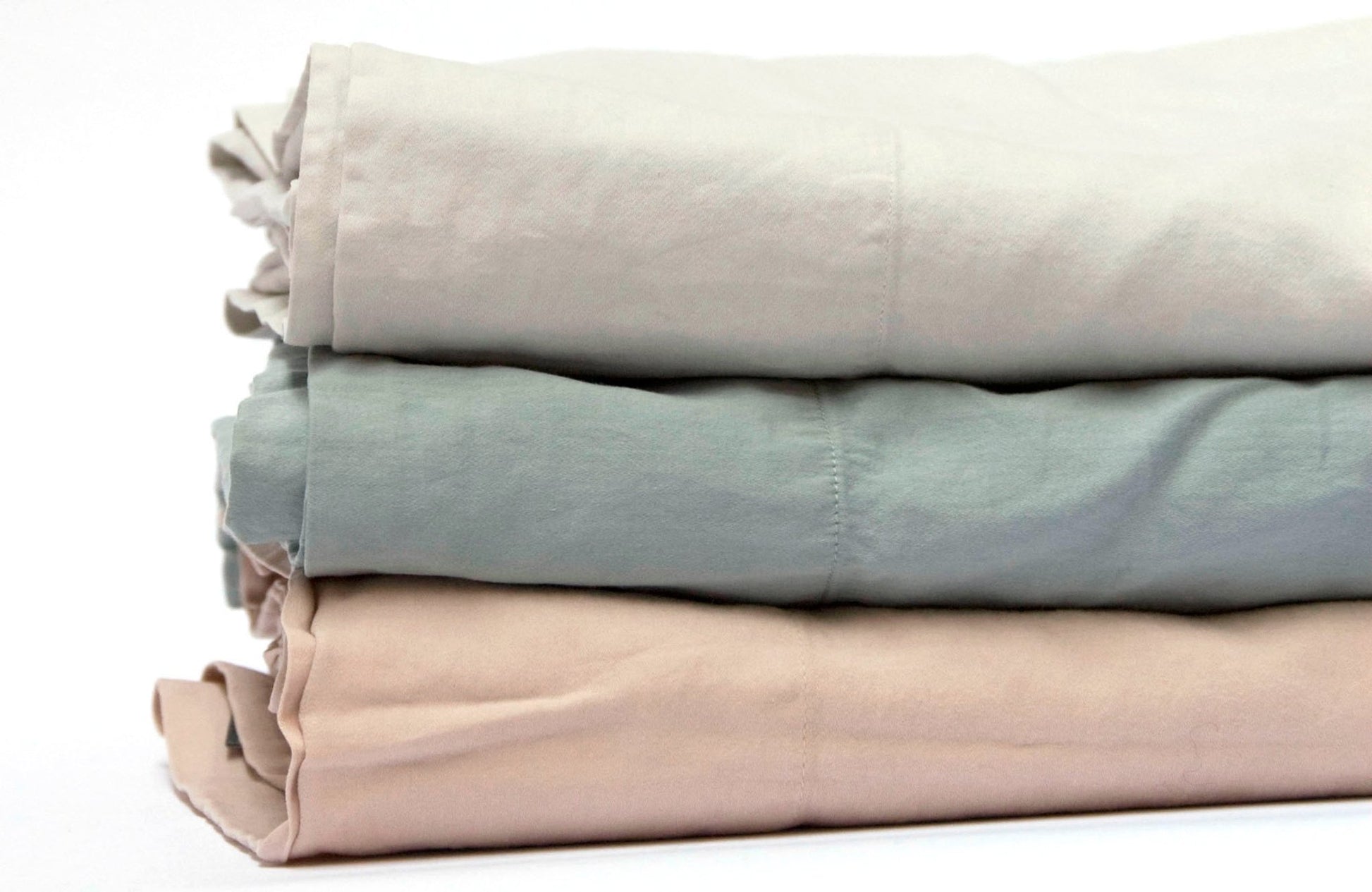 PERLA 100% cotton sateen duvet cover celeste honey plant porcelain powder slate white | AREA home bedding