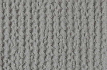 SALLY 100% cotton lightweight waffle swatch | AREA home bedding