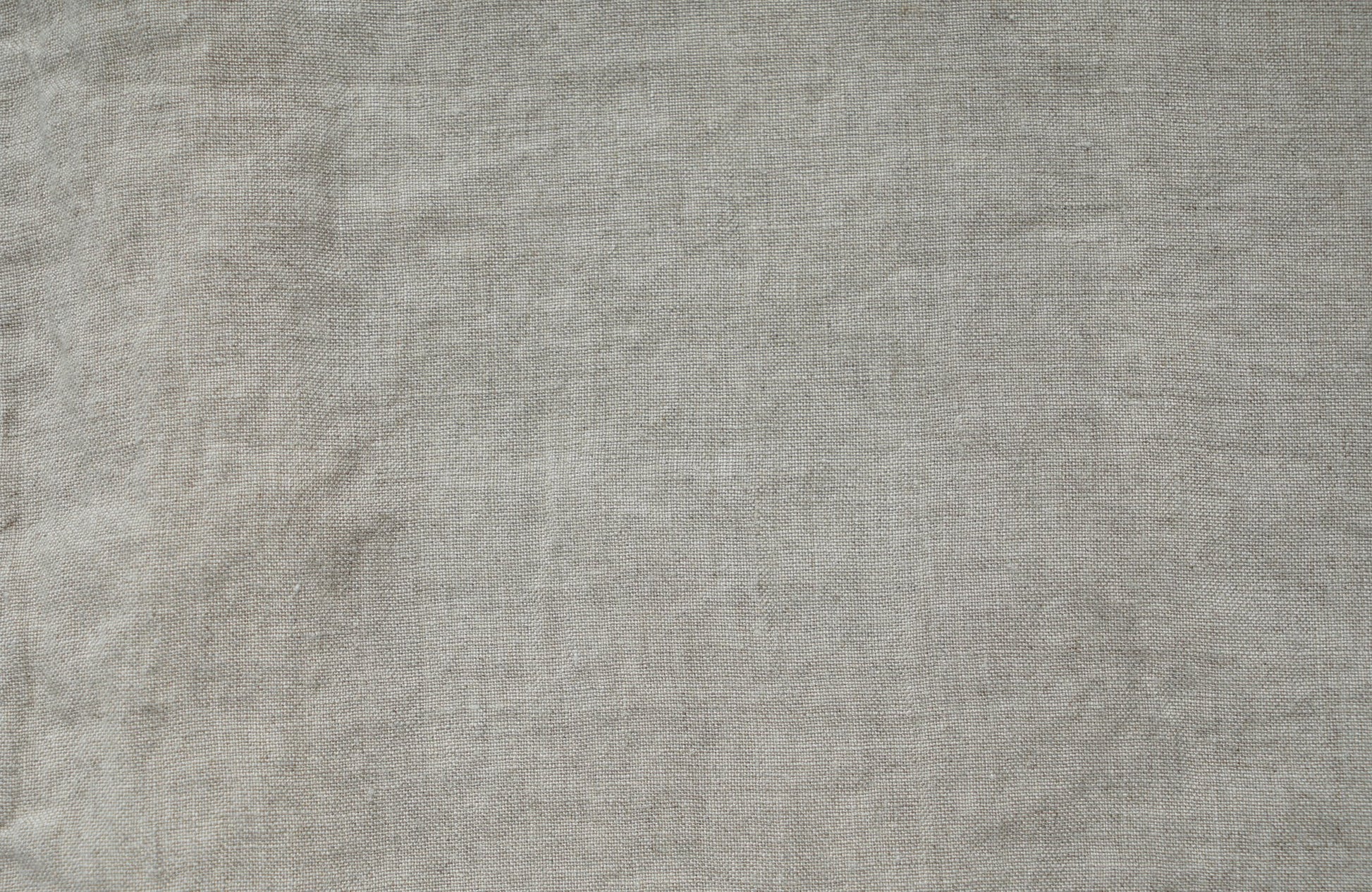 SIMONE 100% linen white natural swatch | AREA home bedding