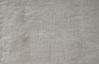 SIMONE 100% linen white natural swatch | AREA home bedding