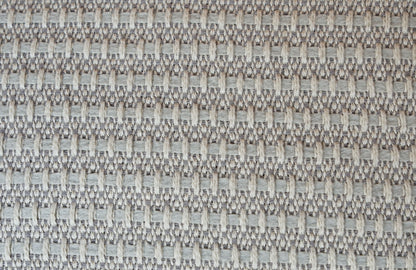 THEO 100% cotton woven multi blue blanket throw swatch | AREA home bedding